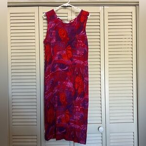 Vintage body con island dress